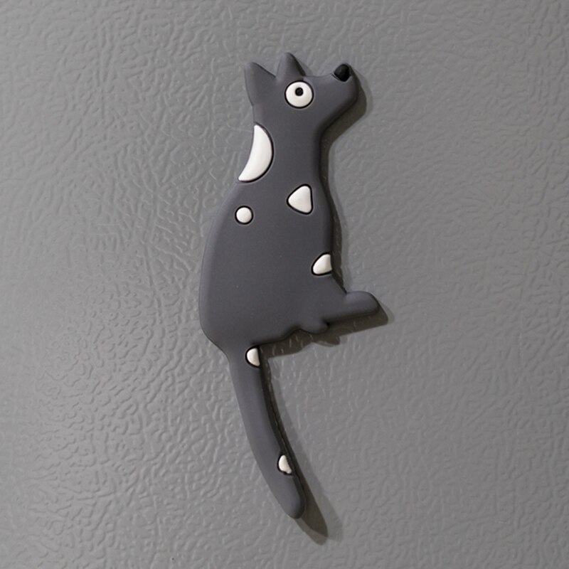 Imanes de nevera con dibujos de animales para cocina, gancho fuerte magnético de PVC, con forma de cadena, cola flexible, almacenamiento, 1 unidad: D