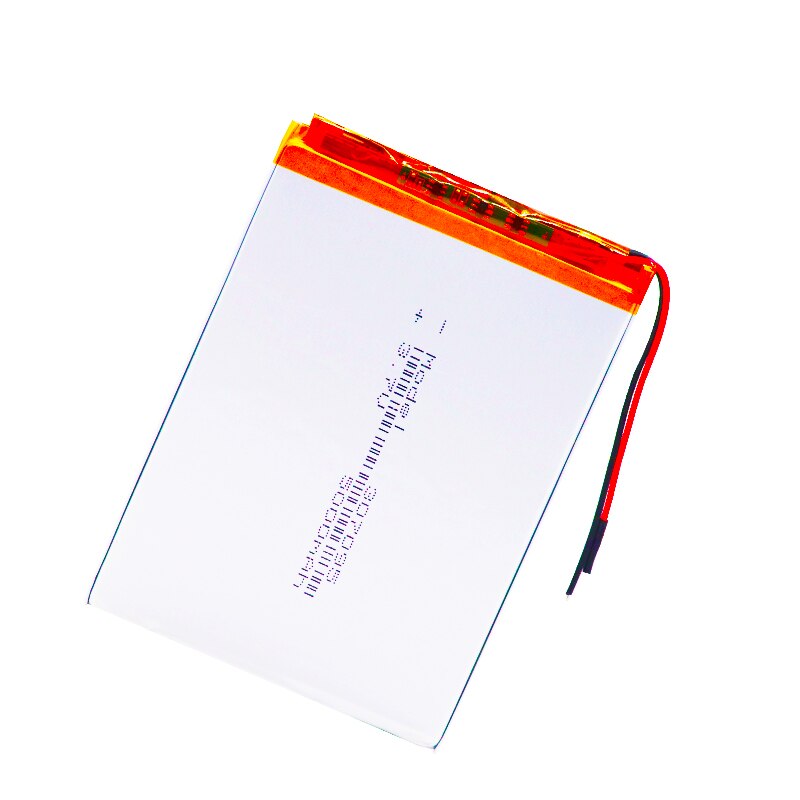 2 wire 307095 Li-polymer battery.3.7V 5000mah polymer lithium ion battery Li-ion battery for tablet pc 7 inch MP3 MP4 GPS