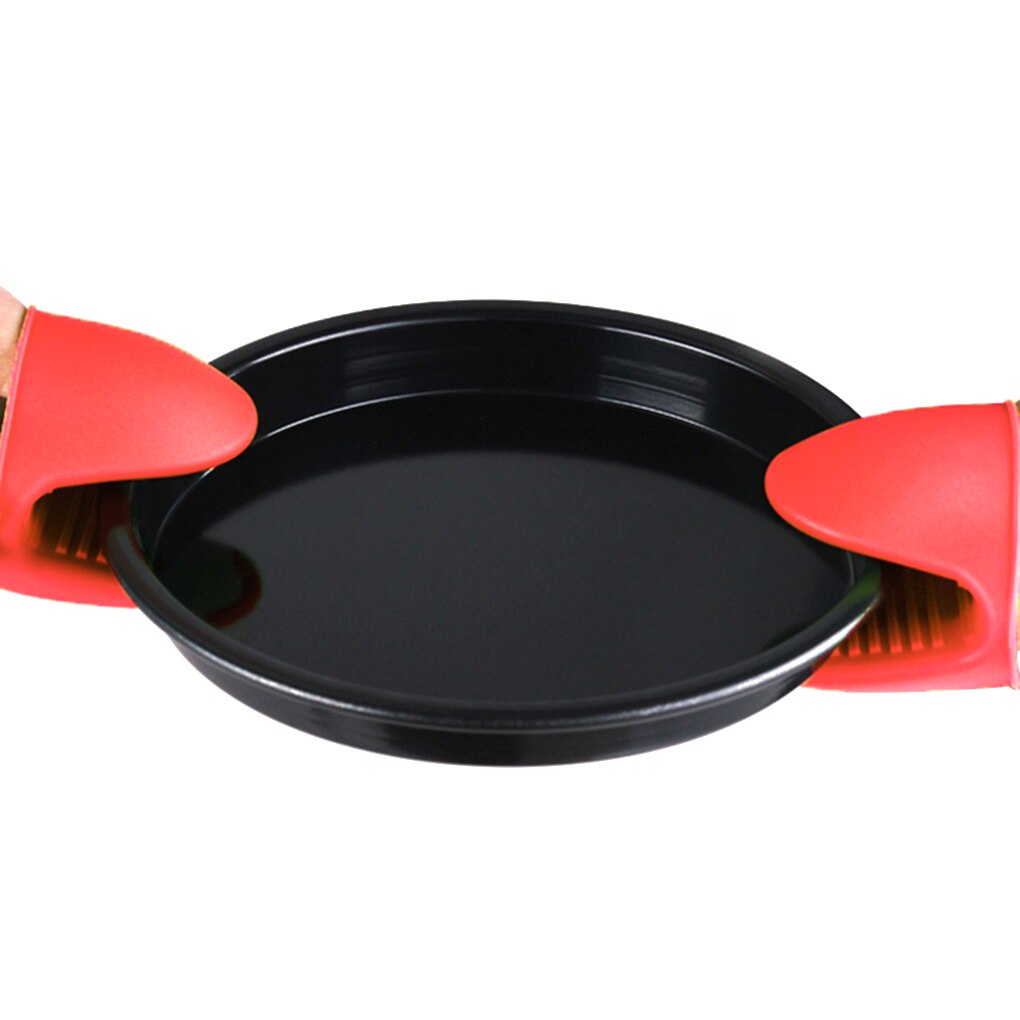 Kitchen Heat Resistant Silicone Glove Microwave Oven Mitts Anti-slip Anti Scald Hand Clip Cooking