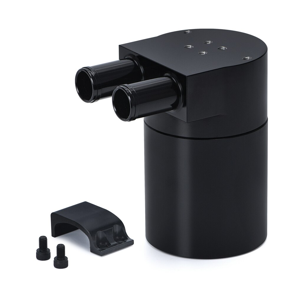 Réservoir de récupération d&#39;huile pour BMW | En alliage d&#39;aluminium universel, réservoir pour BMW N54 335 noir &amp; argent &amp; rouge et bleu: black