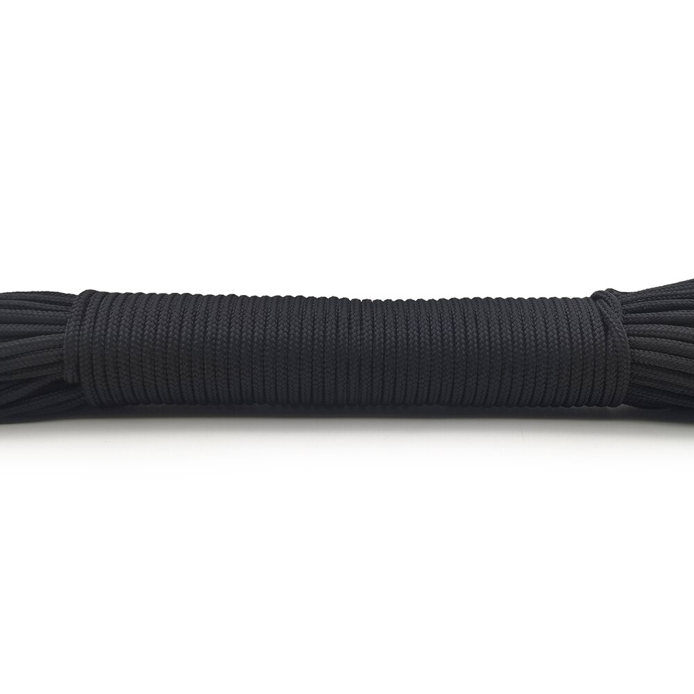 Diameter 2Mm 100Meter Deepred Touw Parachute Cord Koord Touw Klimmen Camping Survival Apparatuur Paracord Armband: Zilver / 20m