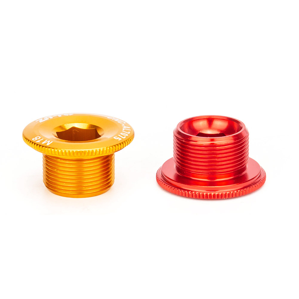 ZTTO-perno de brazo de manivela de bicicleta, tapas de tornillo de manivela de aleación de aluminio, tornillos de cubierta de manivela de bicicleta de montaña y carretera M20 M19 M18 Universal para M6000 105