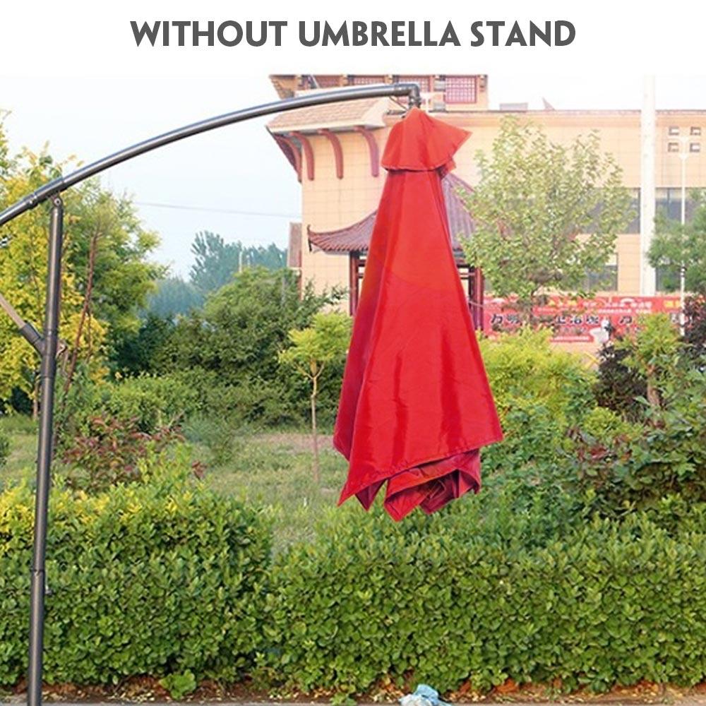 Cubierta de sombrilla con forma de hexágono de 2M, protector de Patio resistente a los rayos UV, impermeable, cubierta de sombrilla