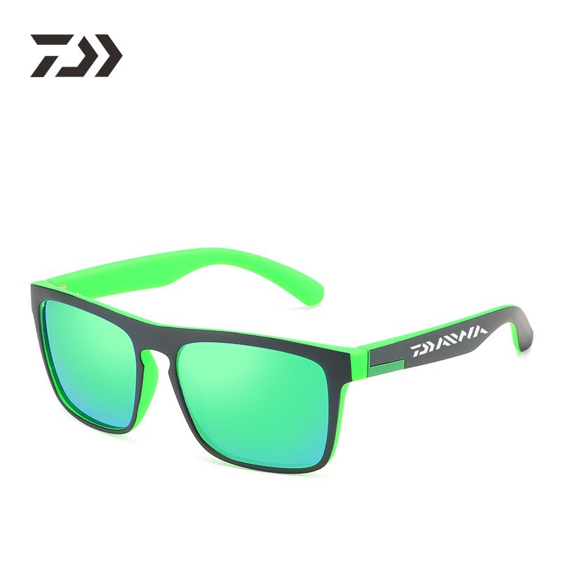 Unisex Daiwa Gepolariseerde Mannen Zonnebril Voor Mannen Uv400 Outdoor Sport Vissen Zonnebril Sport Vrouwen Zonnebril Heren Bril: Light Green
