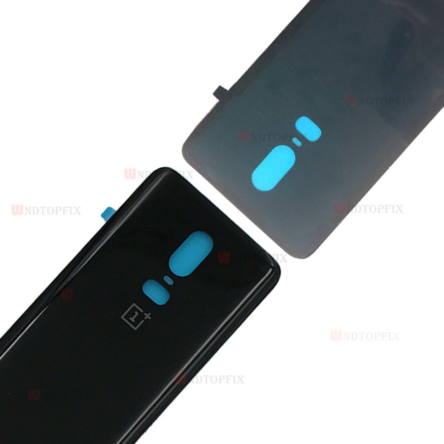 Vetro originale A6000 per OnePlus 6 7 Pro coperchio batteria posteriore sportello vetro posteriore per Oneplus 6T coperchio batteria 1 + 6 custodia + colla