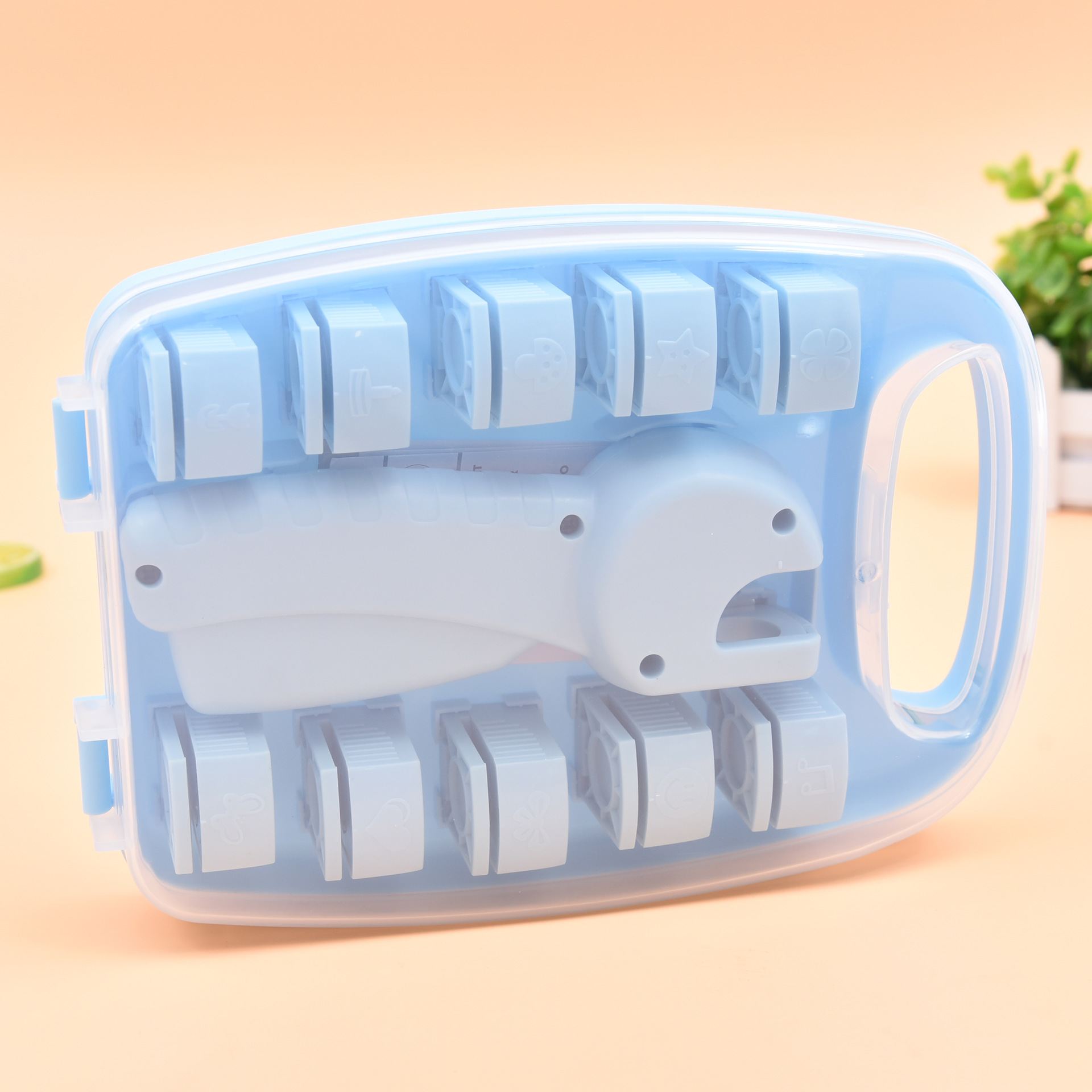 Children's large stamp paper-cut card embossing star set printing machine embossing machine labor-saving lace: perforation