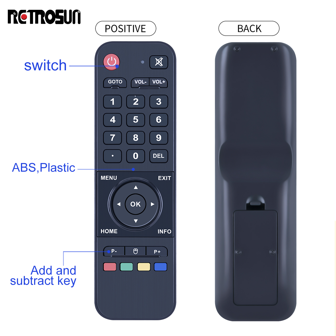 Remote Control for HTV HTV2 HTV3 HTV4 HTV5 HTV6 HTV7 IP-TV5 IPTV5 TV HDTV Box
