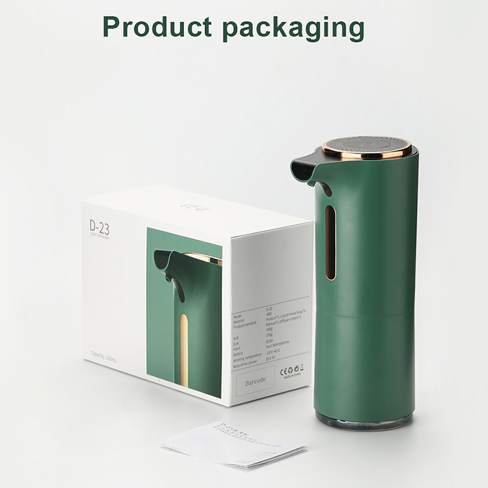 Automatic Alcohol Mist Spray Dispenser Touchless USB Rechargeable Three Gears of Fluid Output Volume Adjustable