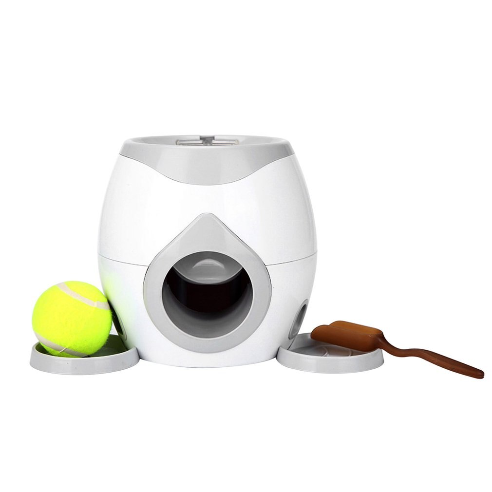 1 sztuk zwierzę domowe pies nagroda maszyna interaktywne szkolenia inteligentny podajnik tenis karmienie wiadro zabawki automatyczne leaker