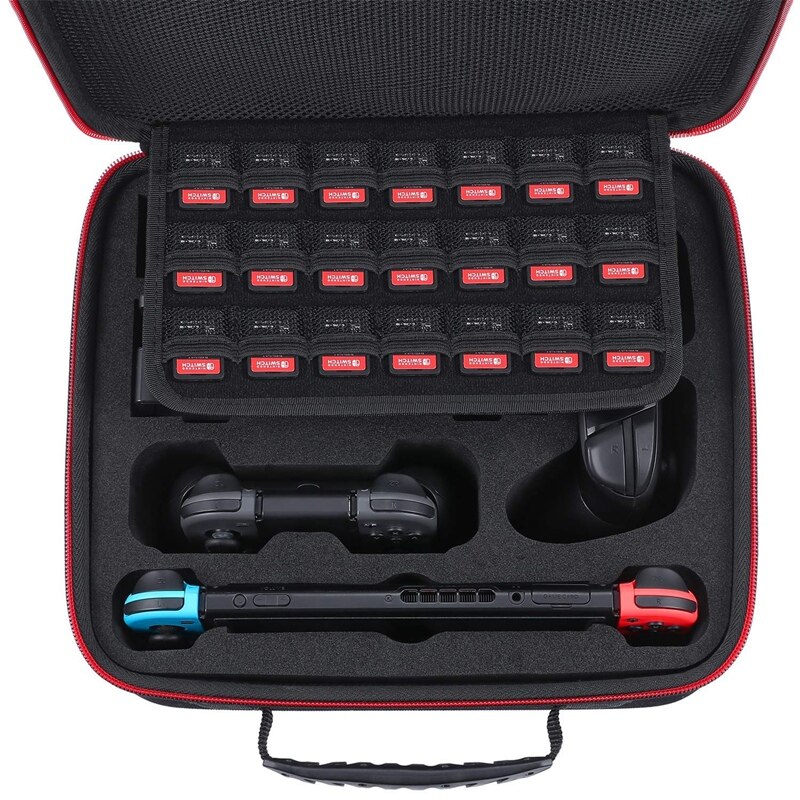 Hartschalenkoffer Kompatibel mit Nintendo Switch System, Reise Fall Fit Schalter Pro Controller