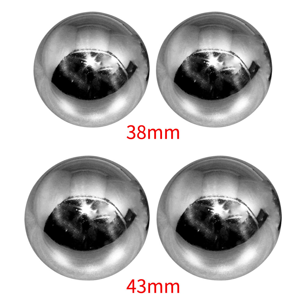2 Pcs Dagelijkse Meditatie Baoding Ballen Chroom Ijzer Zilver Gezondheidszorg Sterkte Draagbare Home Outdoor Stress Vinger Oefening