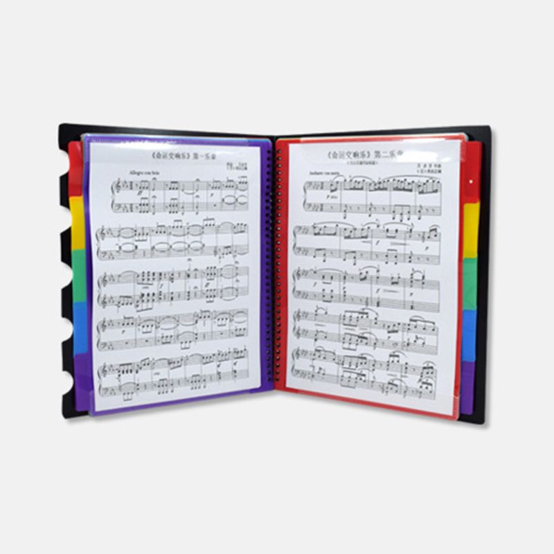 A4 Music Book Folders Piano Multi Function Score Practical File Holder