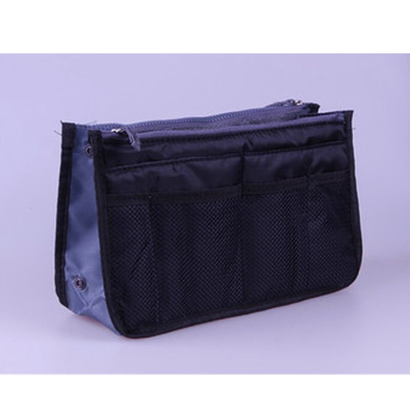 Verdicken Große Kapazität Kosmetische Lagerung Tasche Nylon Reise Einsatz Organizer Handtasche Make-Up Tasche Für Frauen Weibliche