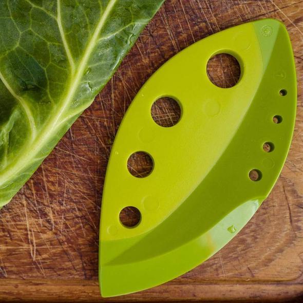 Feuilles vertes et décapant d'herbes chou frisé Chard Collard décapant feuilles en vrac Gadgets de cuisine accessoires outils de cuisine directe