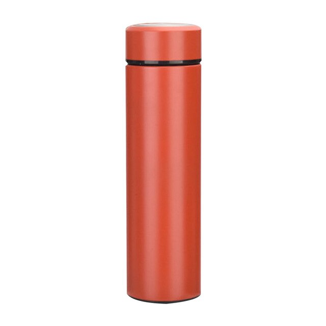 500Ml Rvs Dubbele Wand Warmte Behoud Cup Vacuüm Fles Kopje Koffie Reizen Drink Fles Thuis Outdoor: Oranje