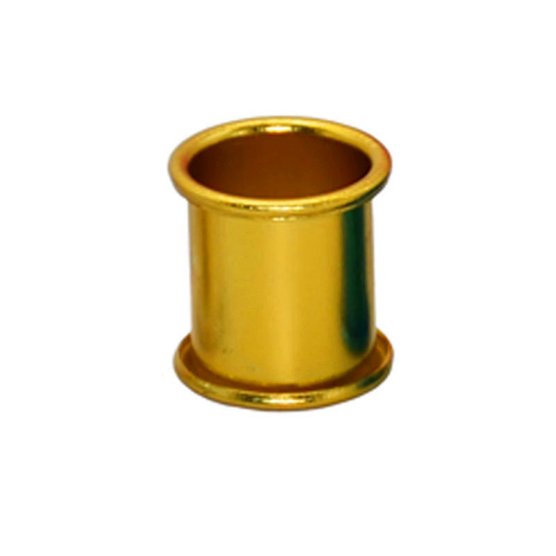 100 st aluminiumduvfotring 8mm fågelringidentifiering rasduvor färgring fågelverktyg fågelfotsring: Guld-