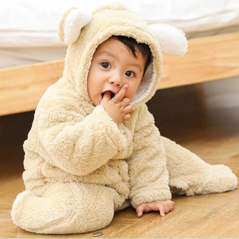 bébé pyjamas vêtements d'hiver pour dormir -né fille barboteuses dessin animé enfants bébé vêtements de nuit garçon infantile enfants combinaison