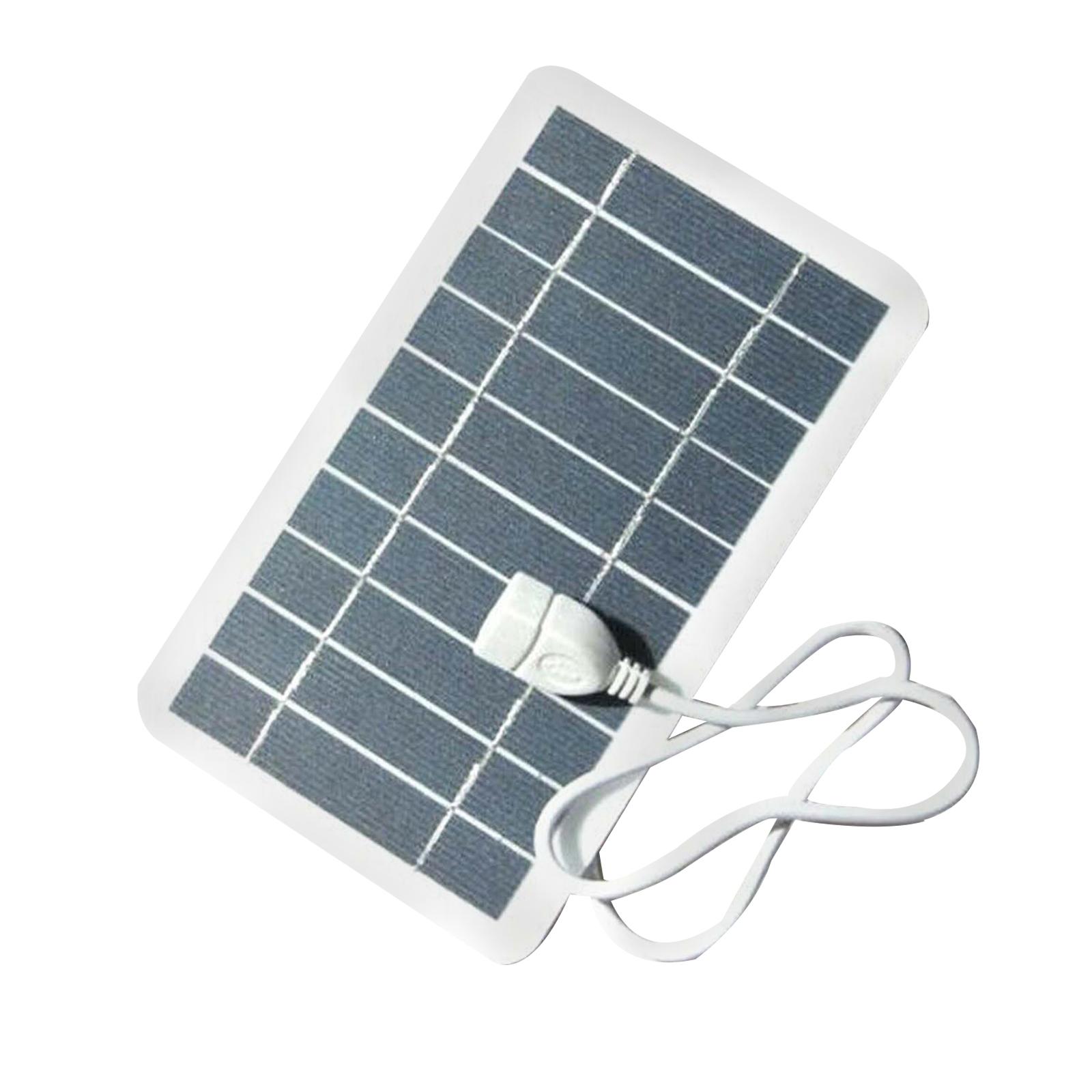 Cargador Solar portátil de alta eficiencia, Kit de Panel Solar monocristalino impermeable para teléfonos inteligentes, senderismo, Camping al aire libre