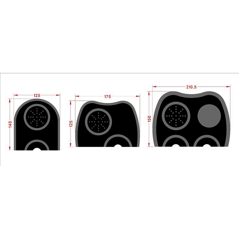 Barista kaffe skridsikker måtte espresso latte art pen sabotage holder pad pad kaffebeslag tampers kaffemølle blød silikone