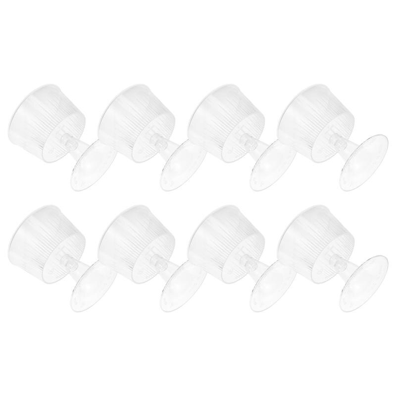 1 Set Handig Praktische Veilig Multipurpose Pudding Cups Ijs Bekers Plastic Bekers Voor Party