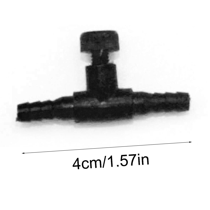 10 Pcs T-Shaped Aquarium Air Pump Control Valve Tee Connector Aeration Pump Q0KA