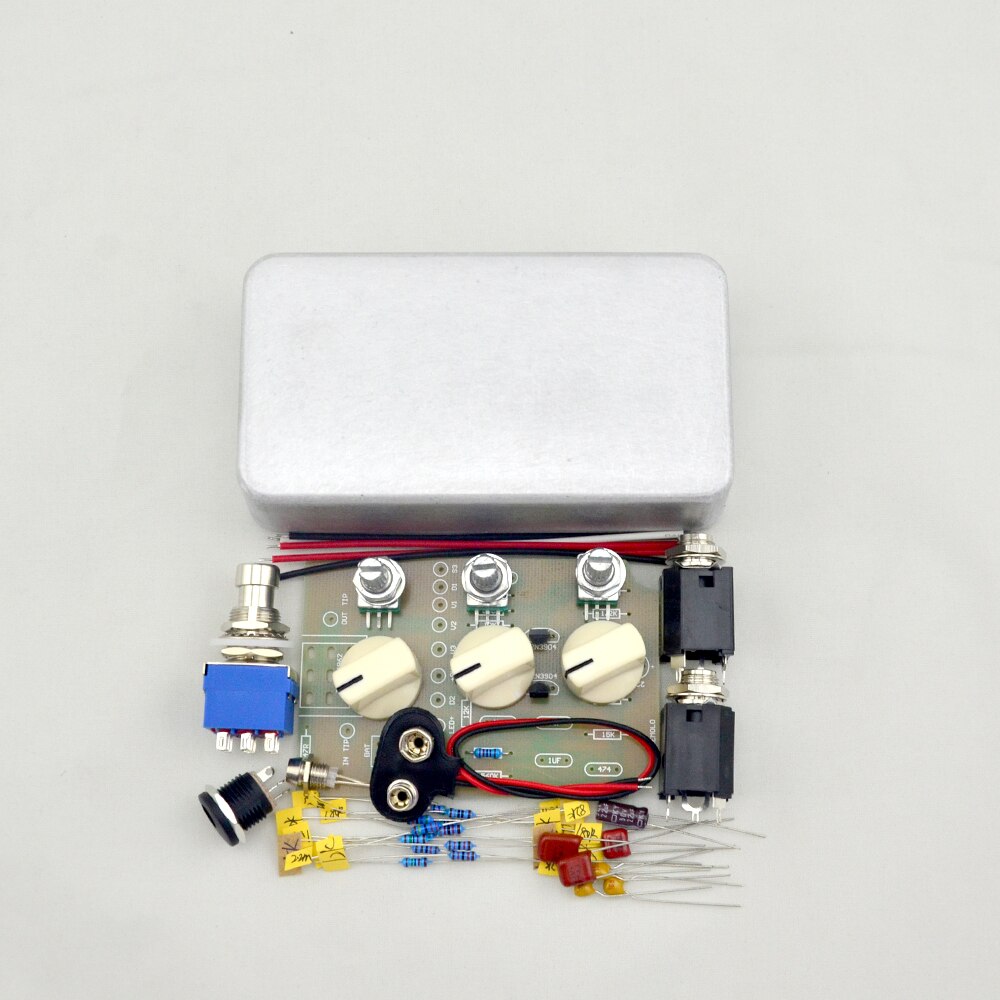 DIY Overdrive/retardo/pelusa/Boost/distorsión/Tremolo/Compresson Pedal de efectos de guitarra kit de Bypass verdadero Kits