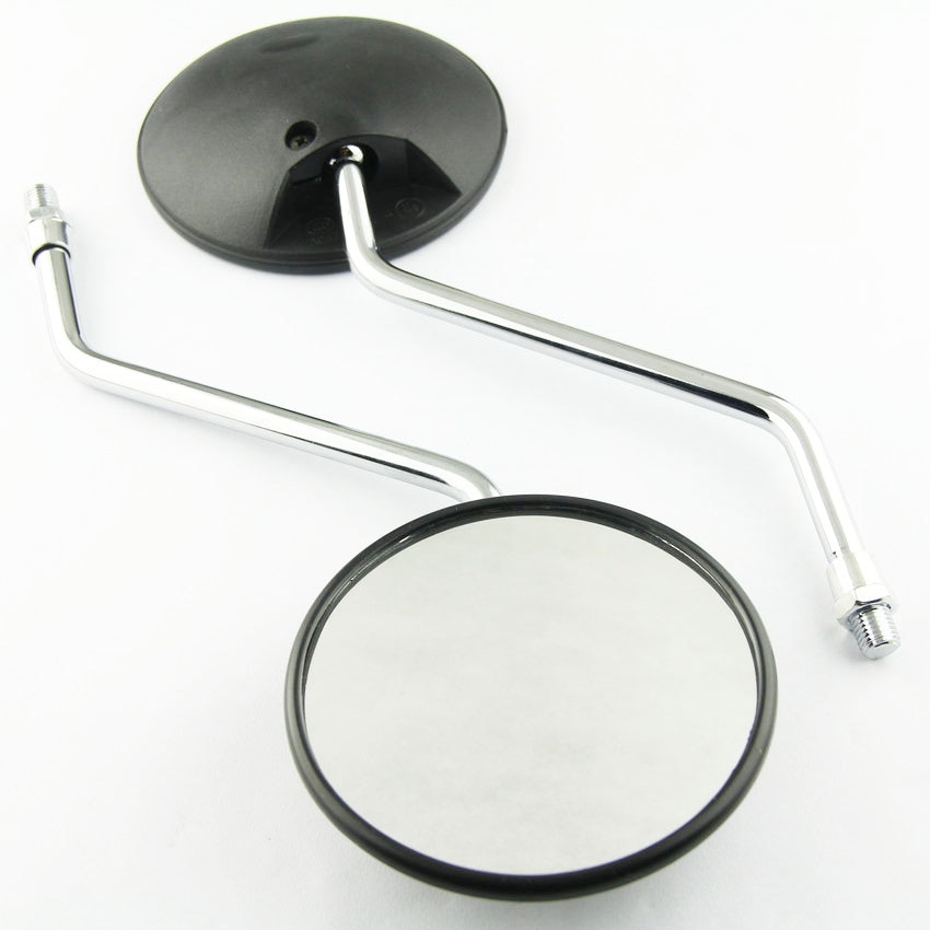 Espejo retrovisor redondo para motocicleta, accesorios para moto, tornillo de 10mm, retrovisor para bicicleta eléctrica, espejo lateral para ciclomotor