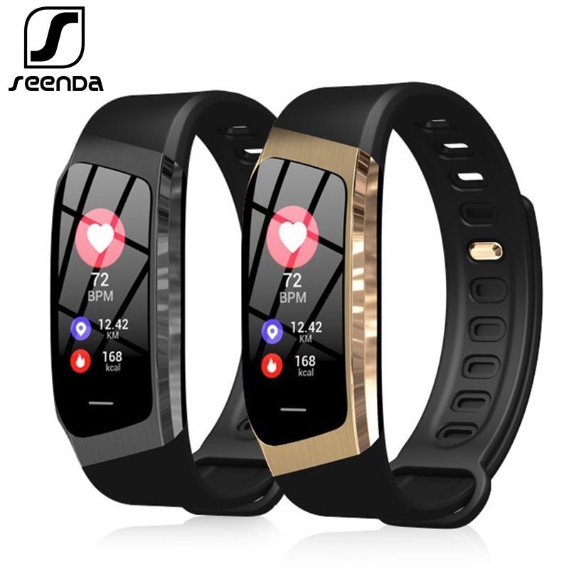 SeenDa E18 Smart Uhr Sport Männer Armbanduhr Fitness Tracker Smart Uhr Für Android Und IOS Telefon Bluetooth Frauen Smart Uhr