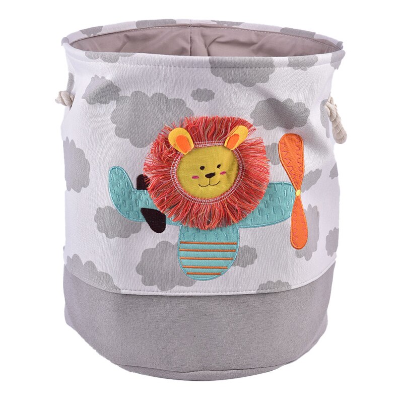 Corbeille à jouets pliable avec grande capacité, divers modèles, cygne rose, chat, dinosaure, boîte de rangement pour la maison, panier à linge , 35x40: 2