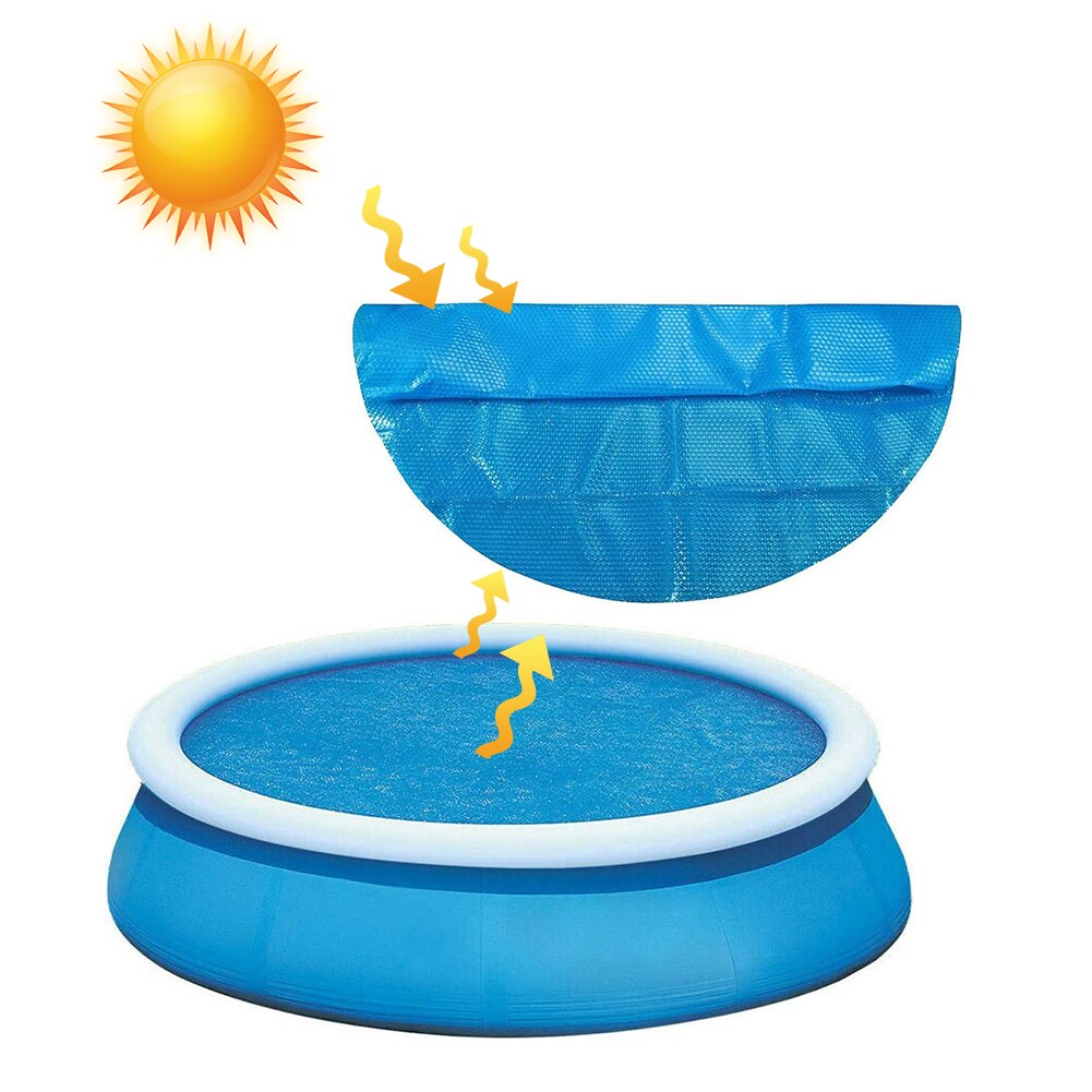 Zwembad Cover Ronde Solar Zwembad Bad Cover 360Cm Met Hart Patroon Voor Opblaasbaar Zwembad Outdoor Bubble Deken