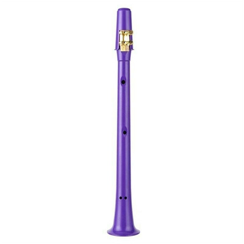 Mini Kleine Sax Draagbare Key Saxofoon Lichtgewicht Sax Muziekinstrumenten Met Draagtas Voor Beginner: Paars