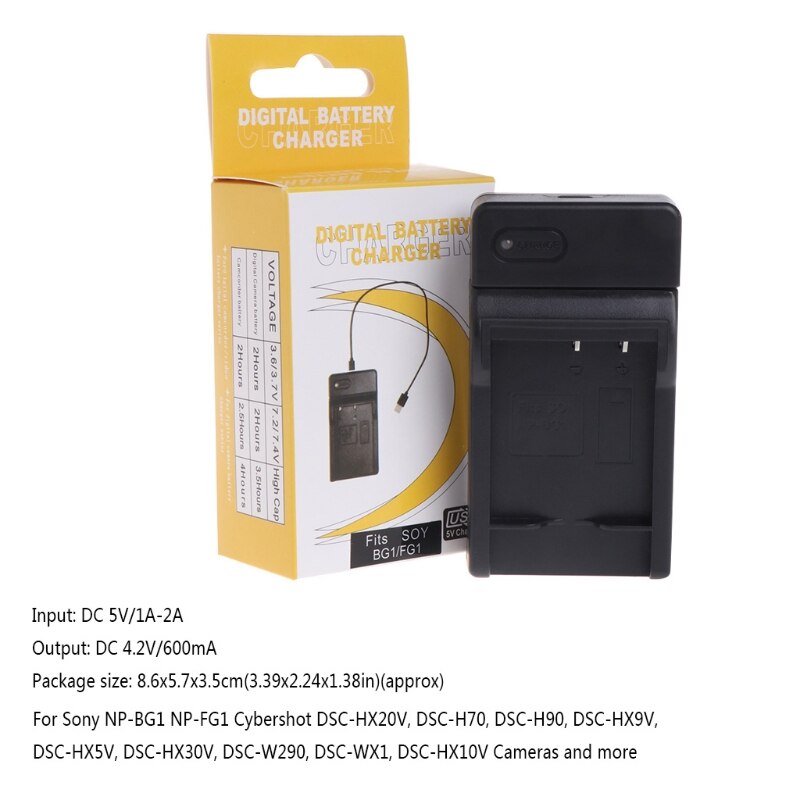 NPBG1 Usb Batterij Oplader Voor Sony Cybershot DS... Grandado