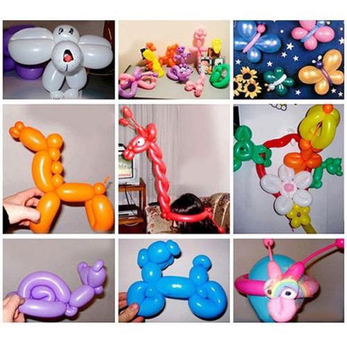 Ballons longs en Latex 200 pièces | Ballon magique Ballooon à Air pour modelage, décoration de fête d'anniversaire et de mariage