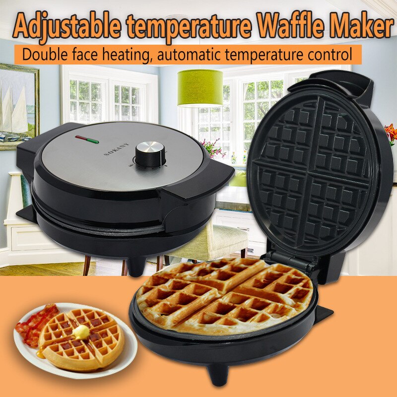 Electric Waffles Maker Iron Sandwich Maker Machine Bubble Egg Cake Oven Breakfast Waffle Machine 220V