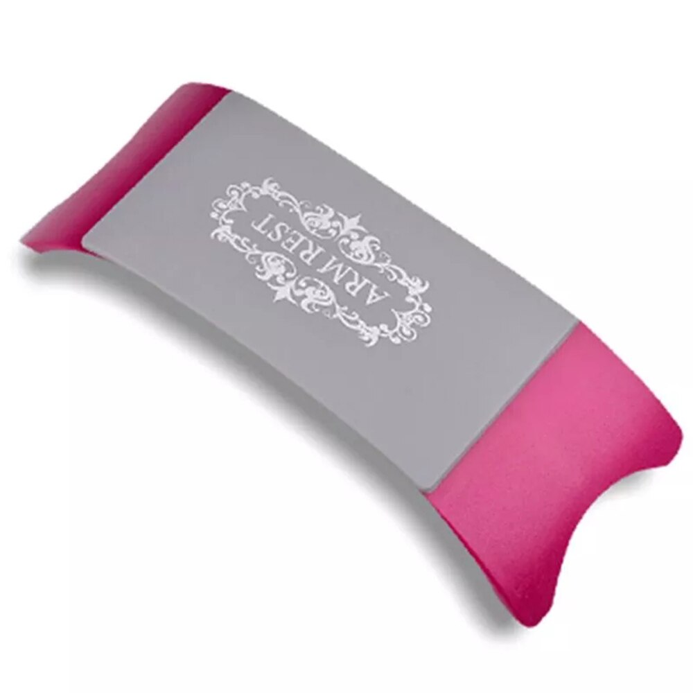 Repose-main en silicone pour poignet, avec coussin en forme de u pour espace de manucure en plein air,: Style B Rose Red
