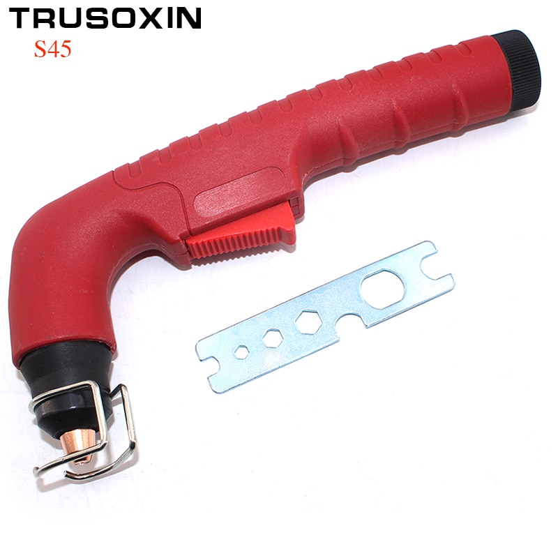 Inverter DC Air Plasma Torch S45 Head Body Air-cooled Cutting Torch for CNC Plasma Cutting Machine Central Connector