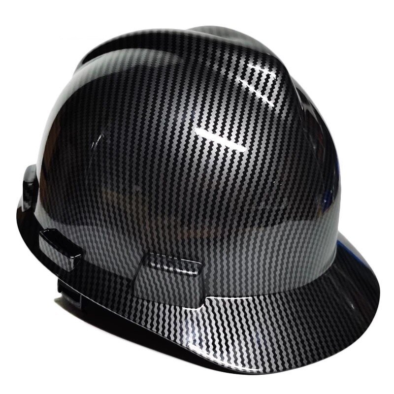 Hard Hat Carbon Fiber Patroon Veiligheidshelm Outdoor Werk Cap Top Lichtgewicht Constructie Riding Helmen
