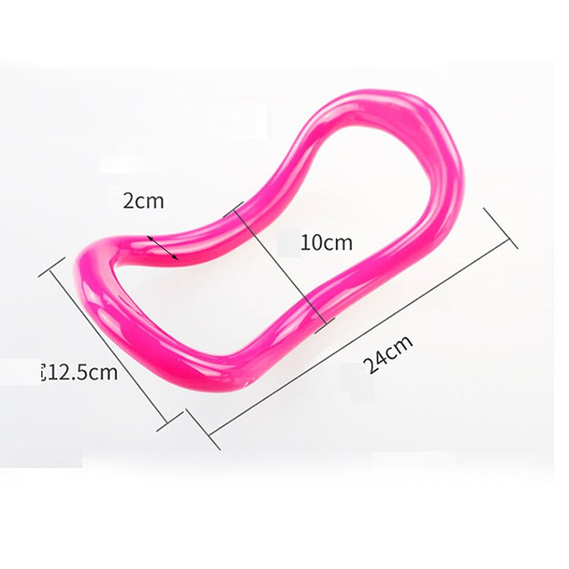 2 Pcs Yoga Cirkel Apparatuur Yoga Ring Pilates Fitness Cirkel Training Weerstand Ondersteuning Tool Kalf Thuis Training