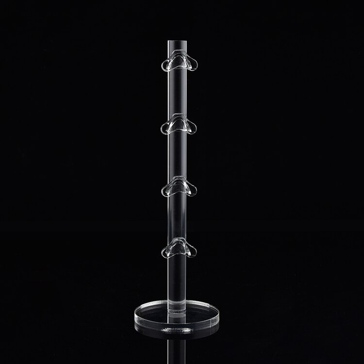 Acrylic 6 Pairs Sunglasses Eye Glasses Frame Rack Eyewear Counter Holder Display Stand Display Holder