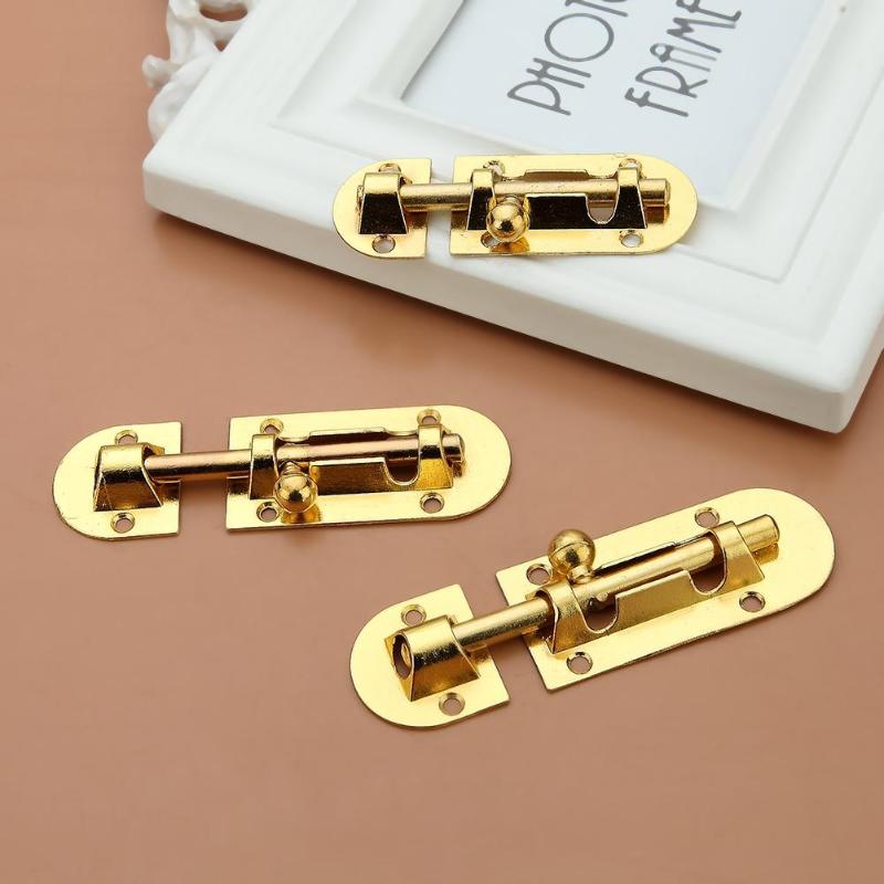 Stainless Steel Round Door Window Lock Gate Latch Home Security Sliding Locks Window Wooden Door Latches Anti-theft Latches