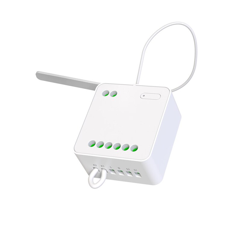 Original Yeelight Two-way Control Module Wireless Relay Controller 2 Channel Intelligent Switch Work For Mijia App: 1 Pcs