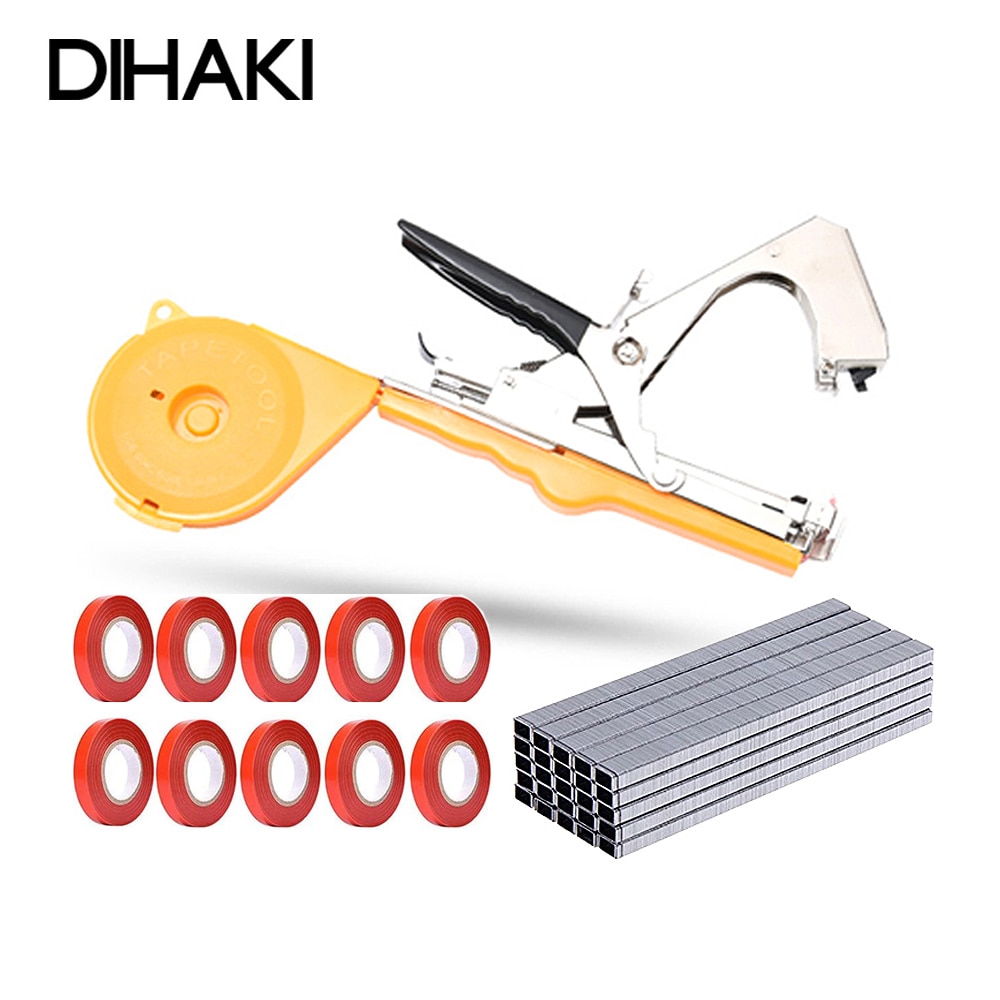 Garden Tool Plant Tying Tapener Hand Tying Binding Machine Vine Branch Machine Tied Twig Gun Strapping Vegetable Grape Stem