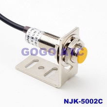 Hall sensor NJK-5002C M12 NPN drie-draads normaal open met magneten naderingsschakelaar Metalen sensor 1 CM koper nikkel plating