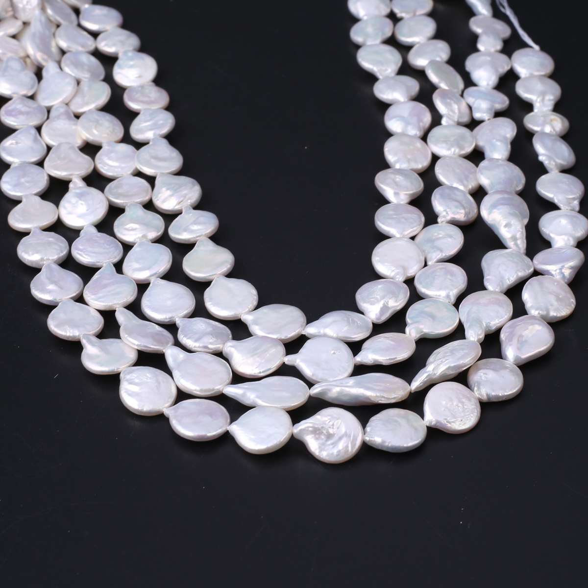Natuurlijke Zoetwater Parel Kralen Kralen Witte Onregelmatige Ronde Vierkante Losse Spacer Kralen Voor Sieraden Maken Diy Kettingen