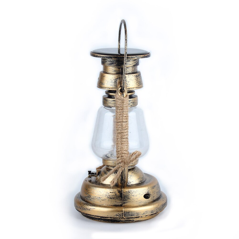 Camping en plein air lampe à huile tente scintillement étanche lanterne décor à la maison LED bougie lumière rétro énergie solaire Portable suspendus