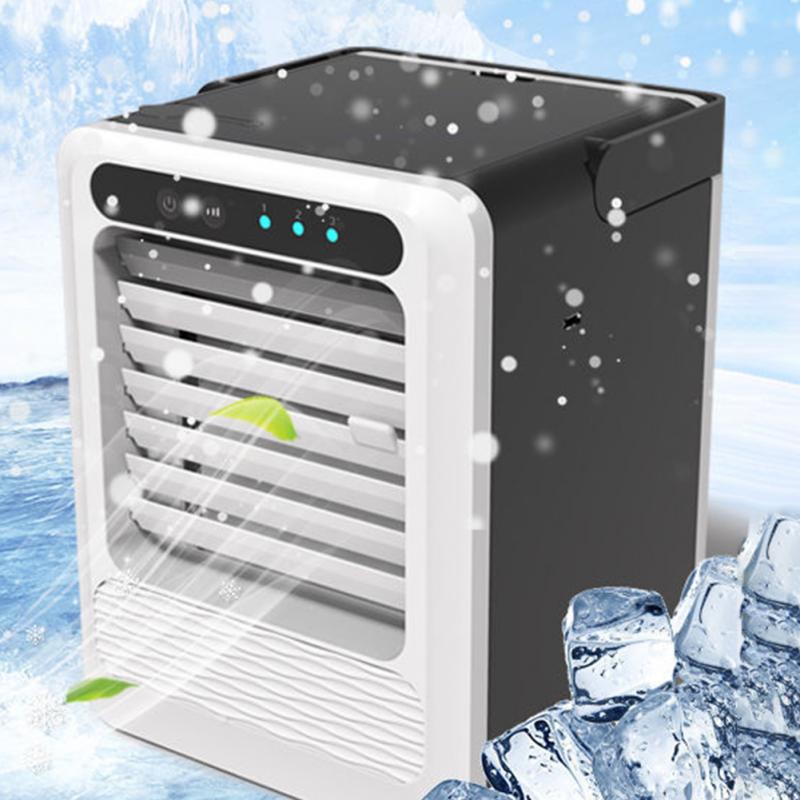 3 in 1 Draagbare Mini usb Air cooler Kleine Airconditioning Apparaten Mini Fans Air Cooling Fan Zomer Draagbare Conditioner