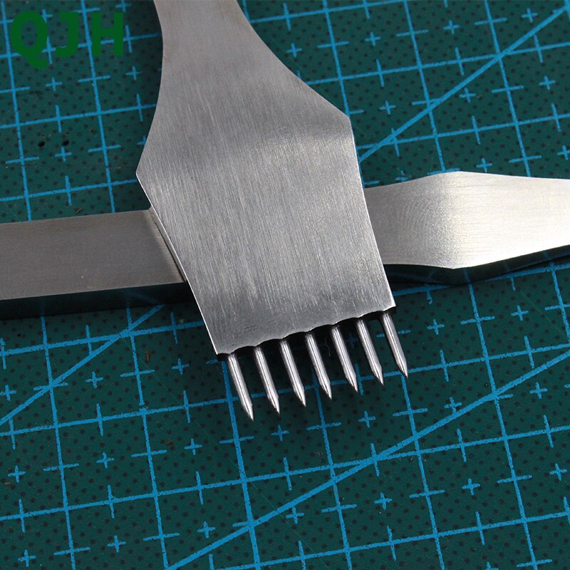 Herramienta de punzonado para manualidades de cuero, punzón, herramienta de costura de cuero, cincel de agujero circular de 3mm / 4mm / 5mm
