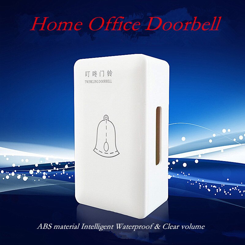 Timbre inteligente para puerta de la oficina en casa, timbre con cable, a prueba de agua, con control remoto, AC 220V, accesorios para timbre de puerta inteligente