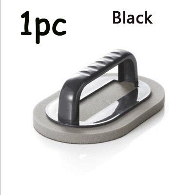 Esponja de limpieza mágica multifuncional, cepillo para eliminar la suciedad, olla de cocina, eliminación de óxido, limpiador, borrador de esponja: BLACK 1pc