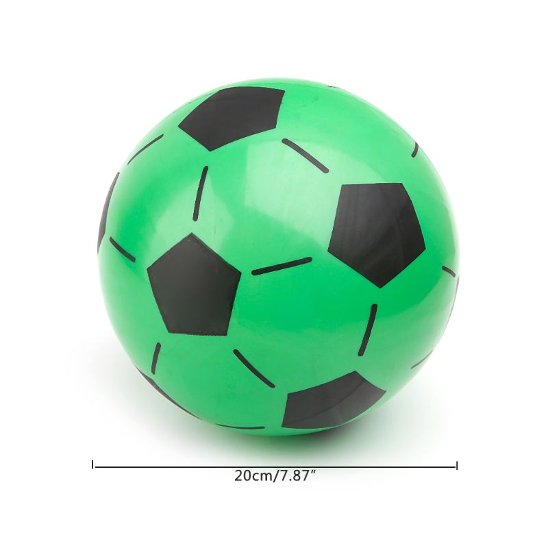 Children Soccer Ball Kid Training Inflatable Football 20cm Elastic Inflatable Balls Color Random